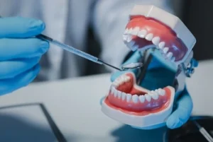 fixed dentures vs removable dentures set
